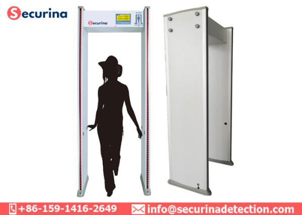 33 Pinpoint Zones Security Metal Detectors, Airport Metal Detectors With 7inch