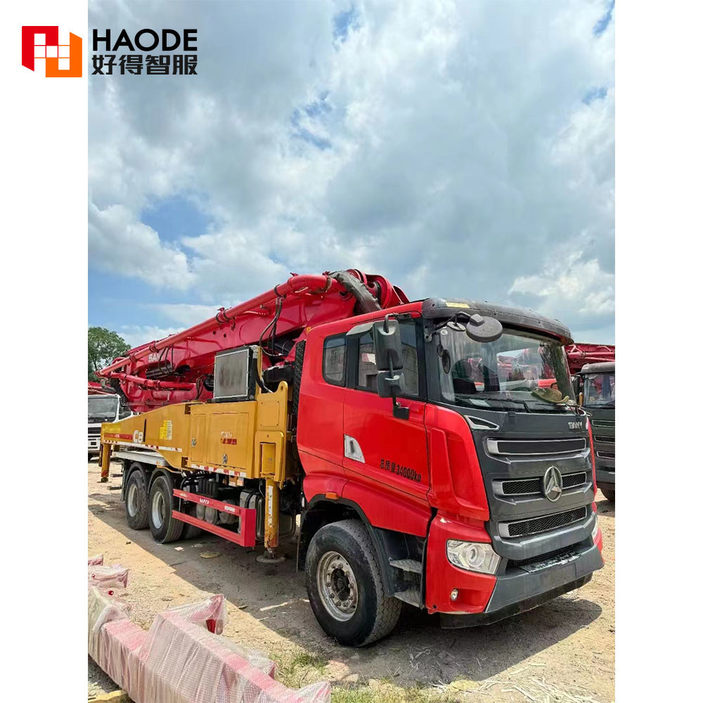 2020 Year Mobile San Y Brand 6X3 49m Self Loading Concrete Mixer Truck with Pump for Sale