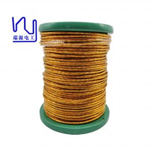 China High Frequency Taped Copper Litz Wire 60*0.4mm Polyimide Film Insulated on sale
