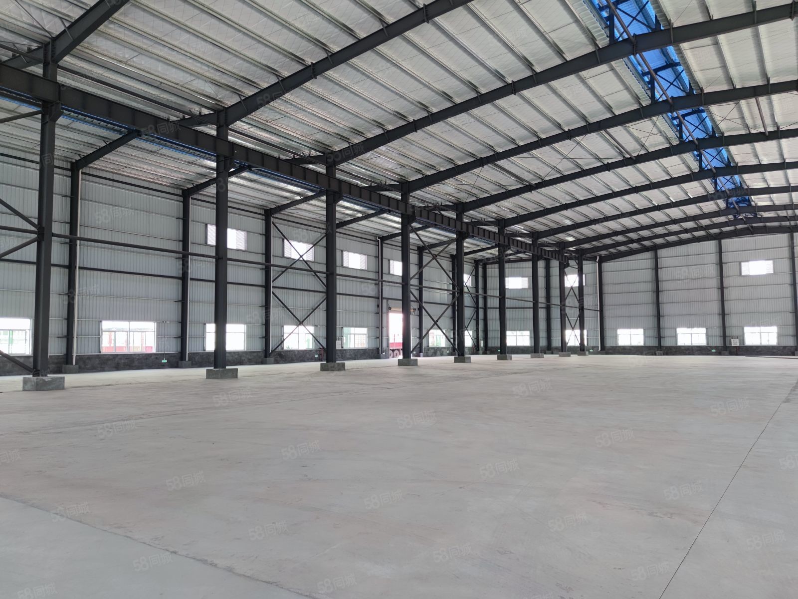 Drawing Design for Steel Structure Workshop with PVC Downpipe