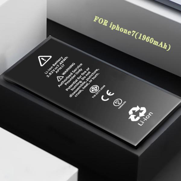 100% Original Iphone 7 Lithium Ion Battery 3.82V 1960 Mah Smartphone Li Ion