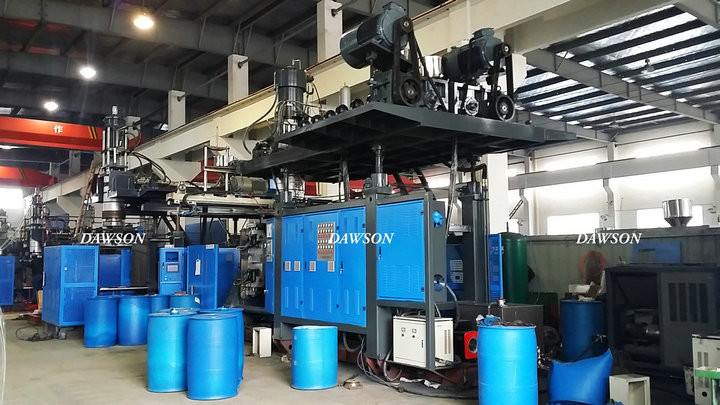 220 Liter HDPE Blow Molding Machine Plastic Blowing Drums Making Machine