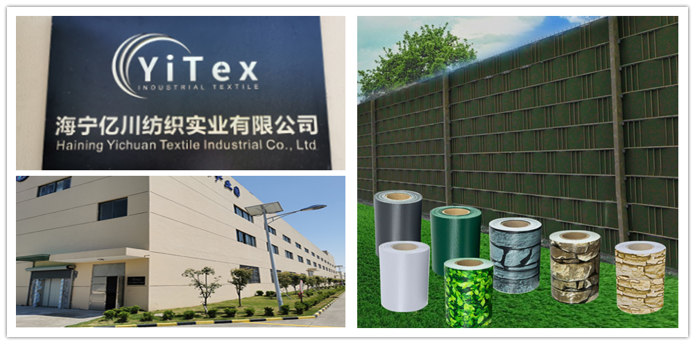 Garden Protection 450gsm PVC Fence Strip Fabric Screen Tarpaulin PVC Strip Fence Roll