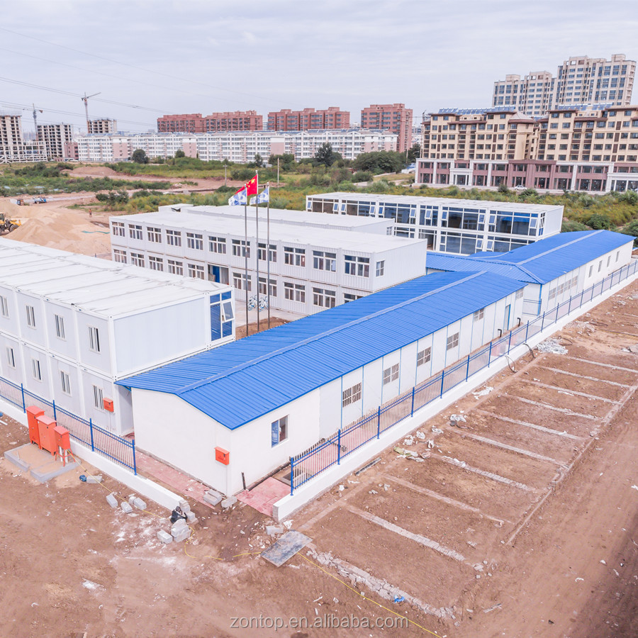 Zontop Prefab Container Low Cost 40ft/20ft Container Houses Guard House Modern Hotel Shop Office