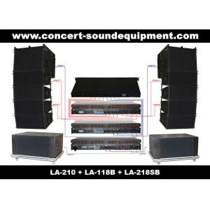 480W Q1 Line Array Speaker System With Horn Loaded dual 18" Subwoofer