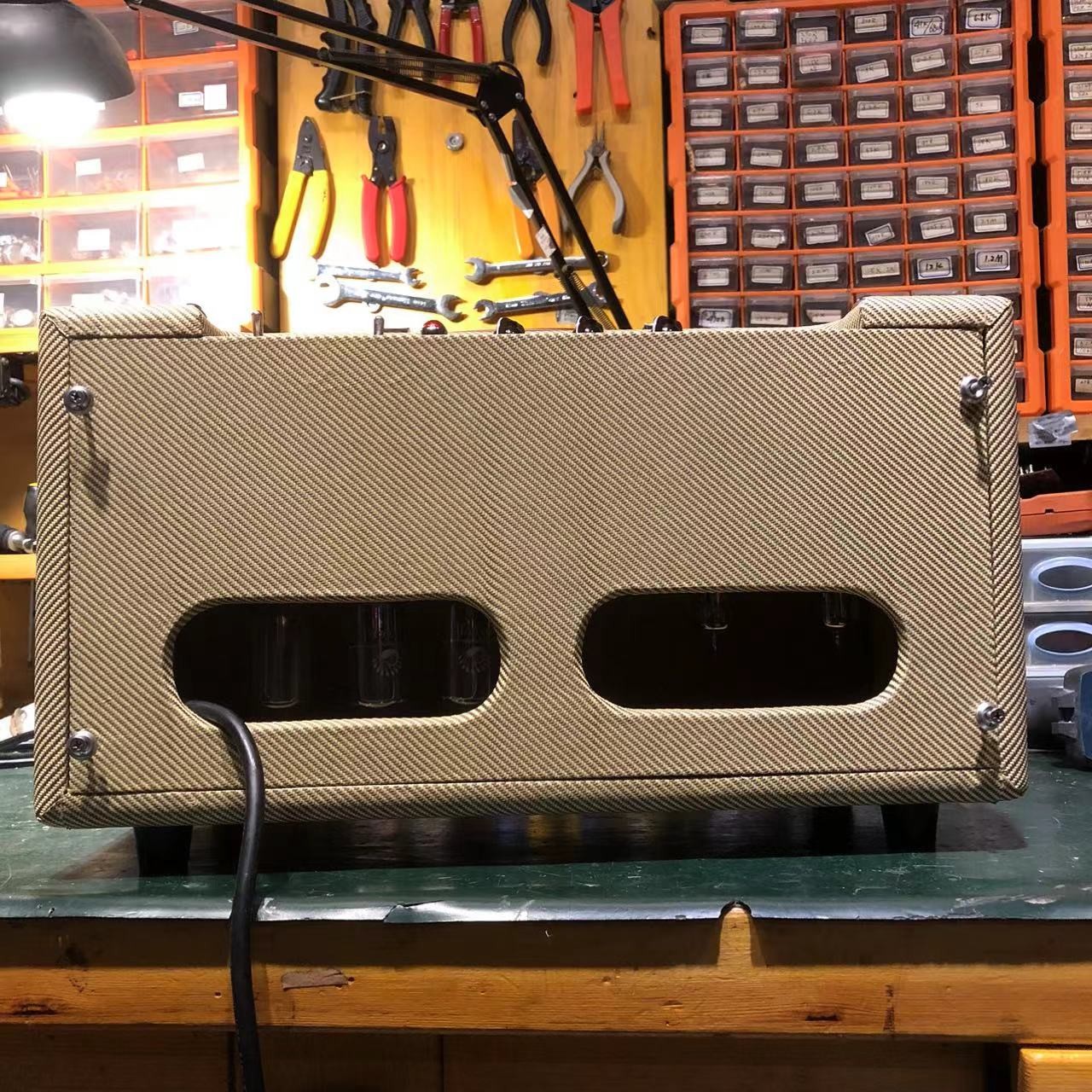 2025 Tweedle Dee Deluxe 5E3 Classic Dumble Style Mods Tweed Head, Pure Handed with Eyelet Board, 6V6GT*2, 12AX7*2, 5Y3GT*1, Grand Amplifier, Accept
