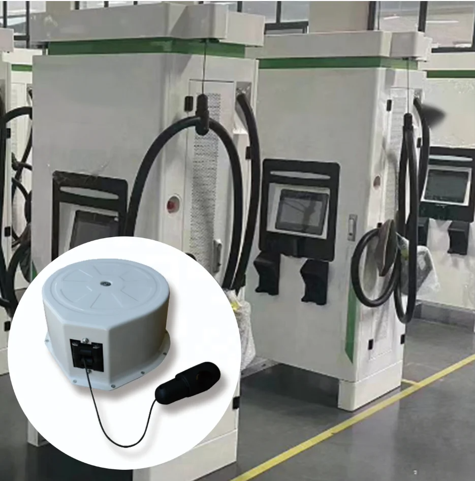 EV Cable Retractor For DC EV Charging Station EV Cable Reel EV Charger Cable Management System