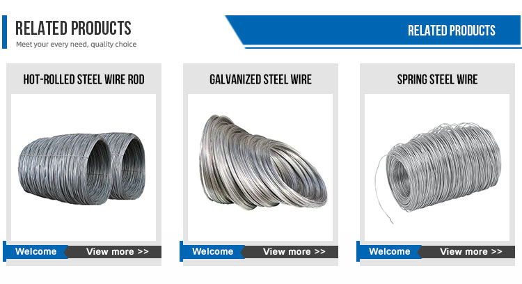 Galvanized Black Annealed Iron Wire Coil Nail Wire SAE1006 5.5mm 6.5mm for Building Material Construction Projects Market