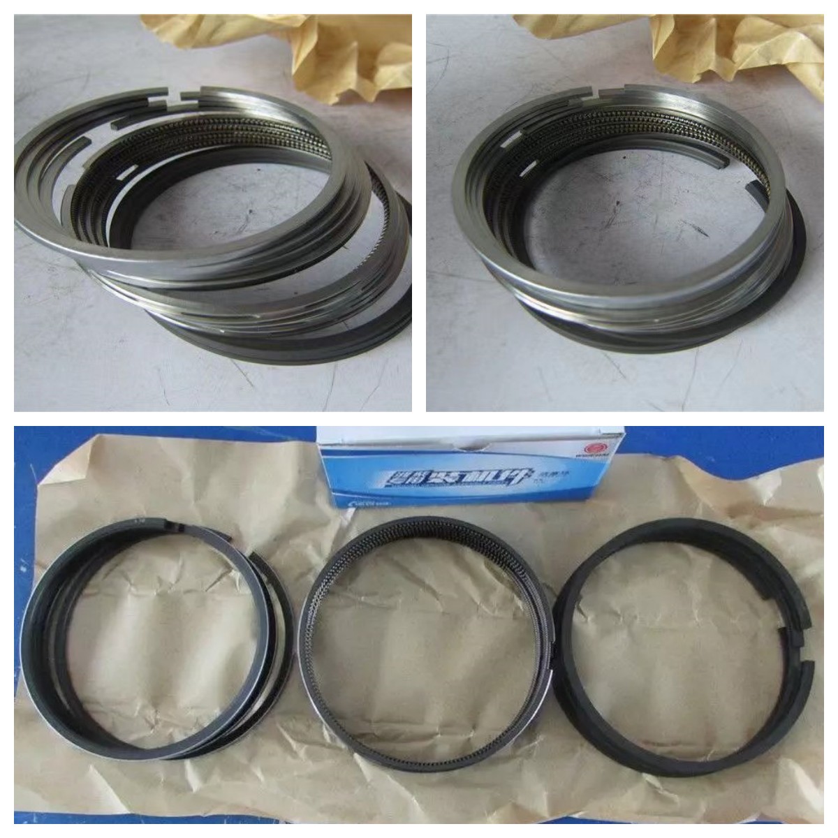 Howo WD615 WP12 Marine Diesel Engine Piston Ring VG1560030040 612600030051 612600030055