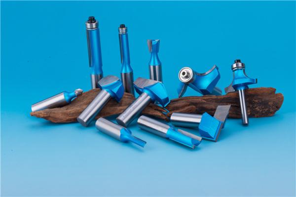 Anti Abrasion Two Flute Router Bit , Anticorrosive Straight Flute Carbide Drill