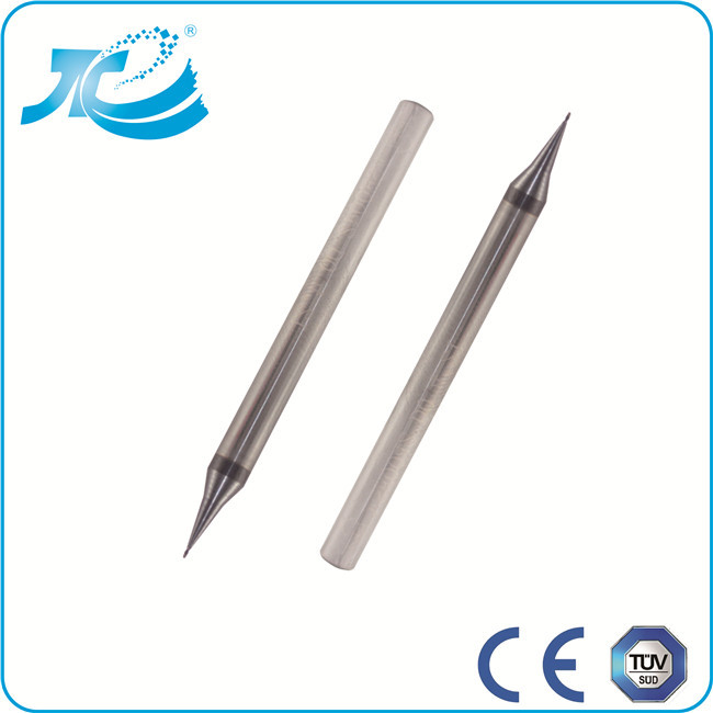 Tungsten Carbide 4 Flute Micro End Mill , Custom End Mill wiht Air or Oil Cooling Mode