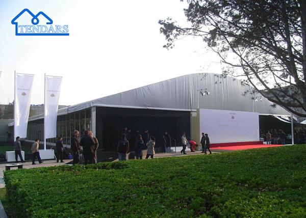 New Style High Quality Aluminum Alloy Steel Frame Arcum Tent With Overhang Trade