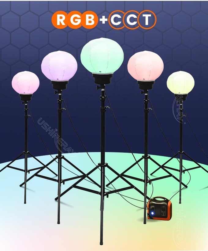 120W Led RGB Balloon Light Tower Versatile Portable Light Tower For Outdoor Event