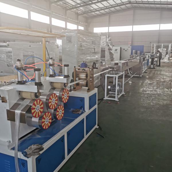 Extruder Model Geostrap Production Line for Plastic Geo Strap Banding Extrusion