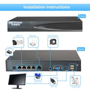 Motion-Activated Full-Color Network Camera with H.265 Compression and Wide Angle