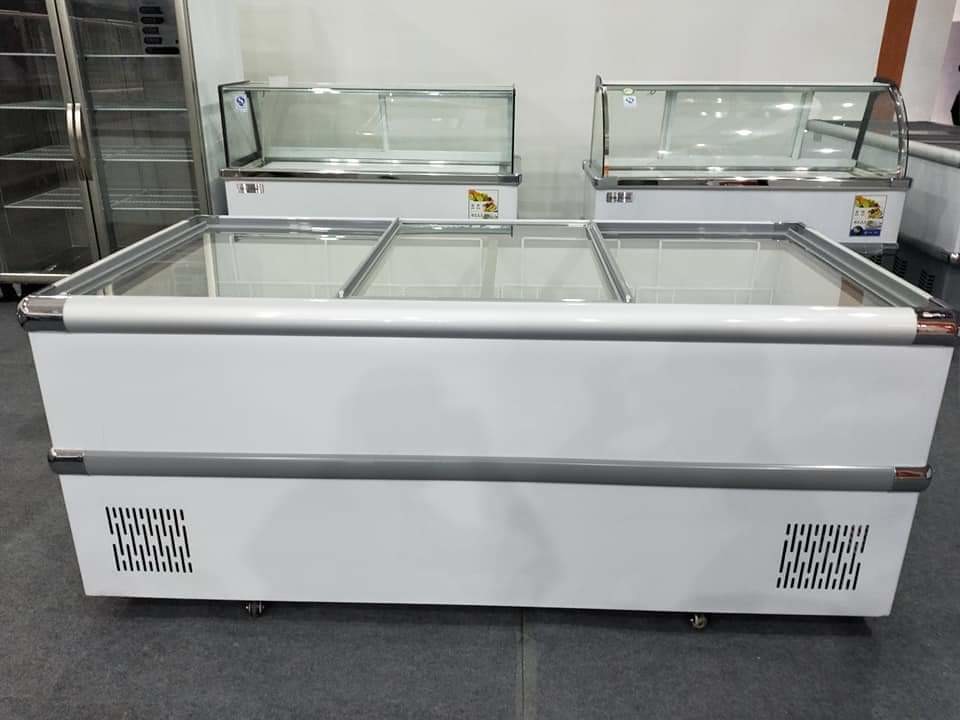 Freezer display cabinet commercial large capacity horizontal freezer fresh-keeping and freezing