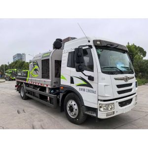 China Used Zoomlion 10023 Concrete Line Pump with 100/55m³/H Output 13800Kg Weight and 9100*2450*3140mm Dimensions on sale