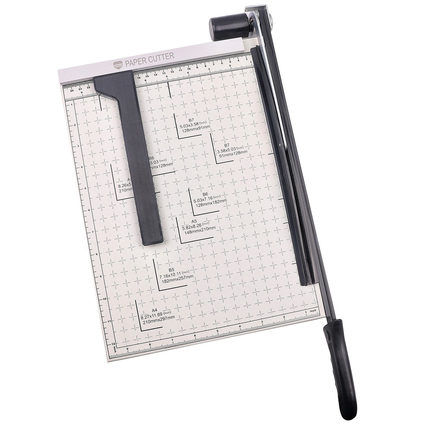 A4 Desktop Guillotine Paper Cutter Trimmer Cutting thickness 12 Sheets 80gsm 1.55 Kg