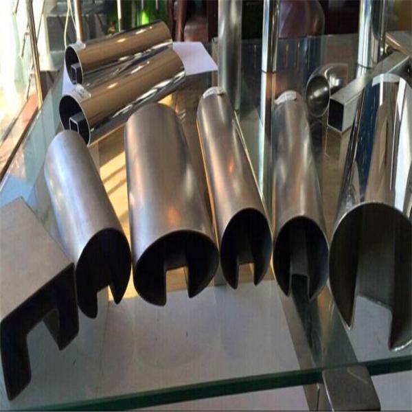 304 316 Satin polished Stainless Steel Balustrade pipe With Channel Tubing and