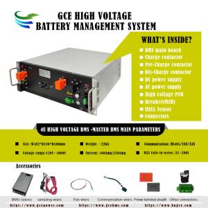 China GCE high voltage BMS(HV BMS) 192S614.4V 250A Lithium BMS Lifepo4 Battery Management System For Lithuim Battery Of UPS Solar BESS on sale