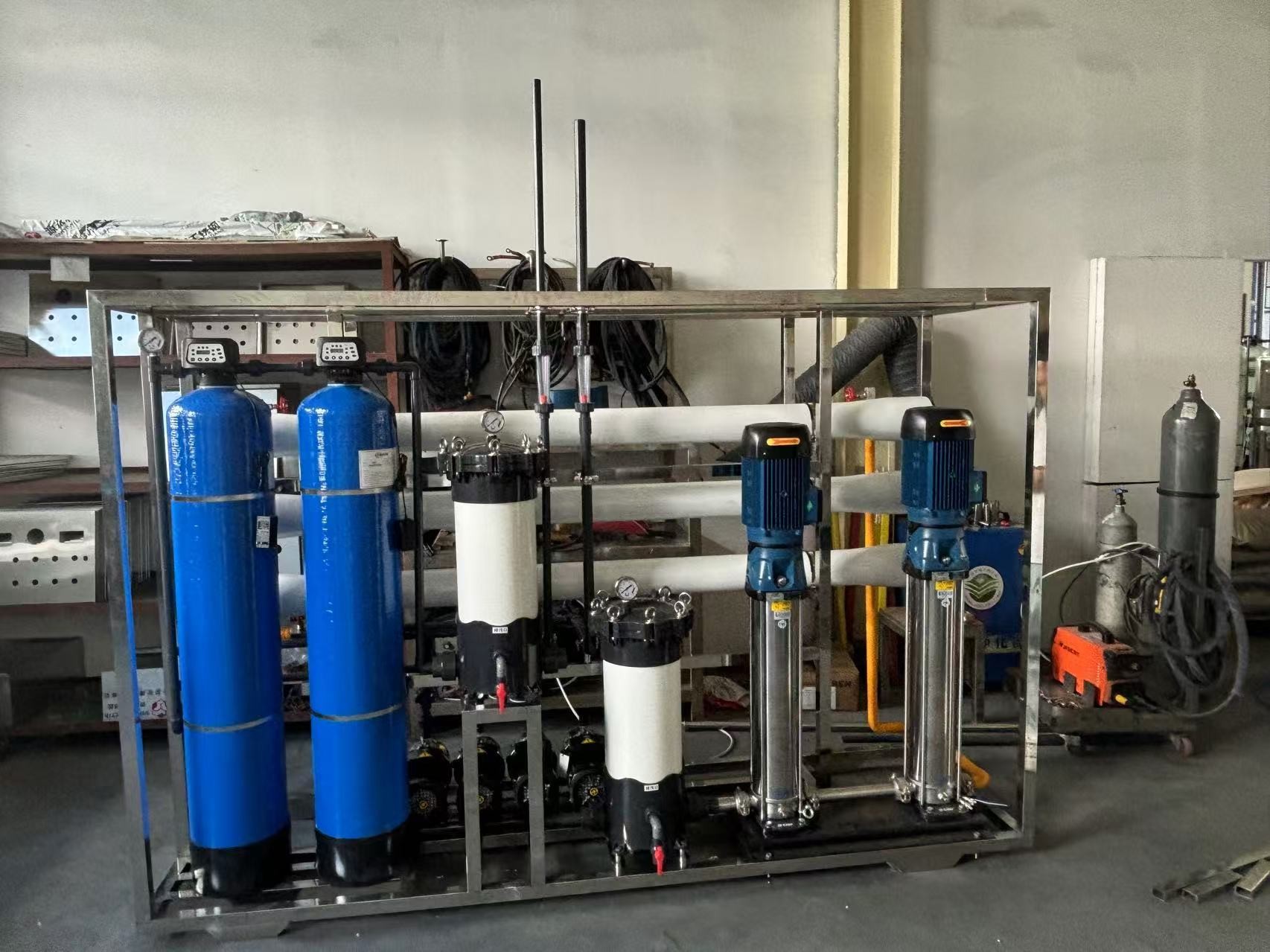 High Efficiency 1 Ton Unipolar Seawater Desalination Equipment Advanced Water Purification Technology