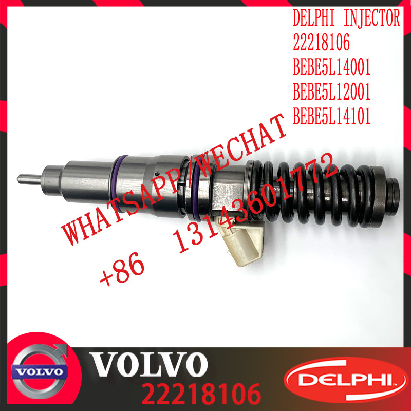 Common Rail Diesel Fuel Injector Assy 22218106 BEBE5L14001 BEBE5L12001 BEBE5L14101 22027810 E3.5 for VOVLO MD16 US14