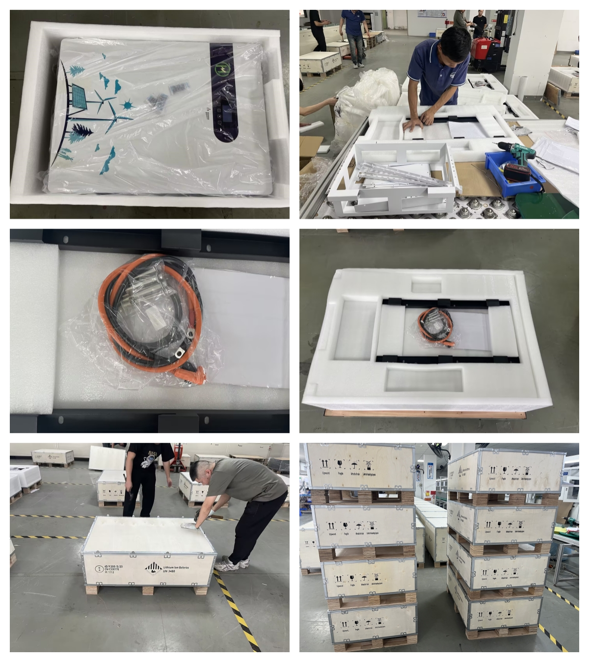 10Kwh 48V 200Ah Li-ion Battery with Rs485 Communication LCD Display