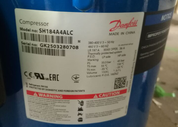 15HP R410A Compressor Performer Hermetic Scroll Compressor Sh184A4alc