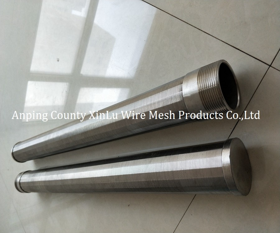 6" Wedge Wire No Magnetic Water Well Screen Pipe for Well Drilling Sand Control