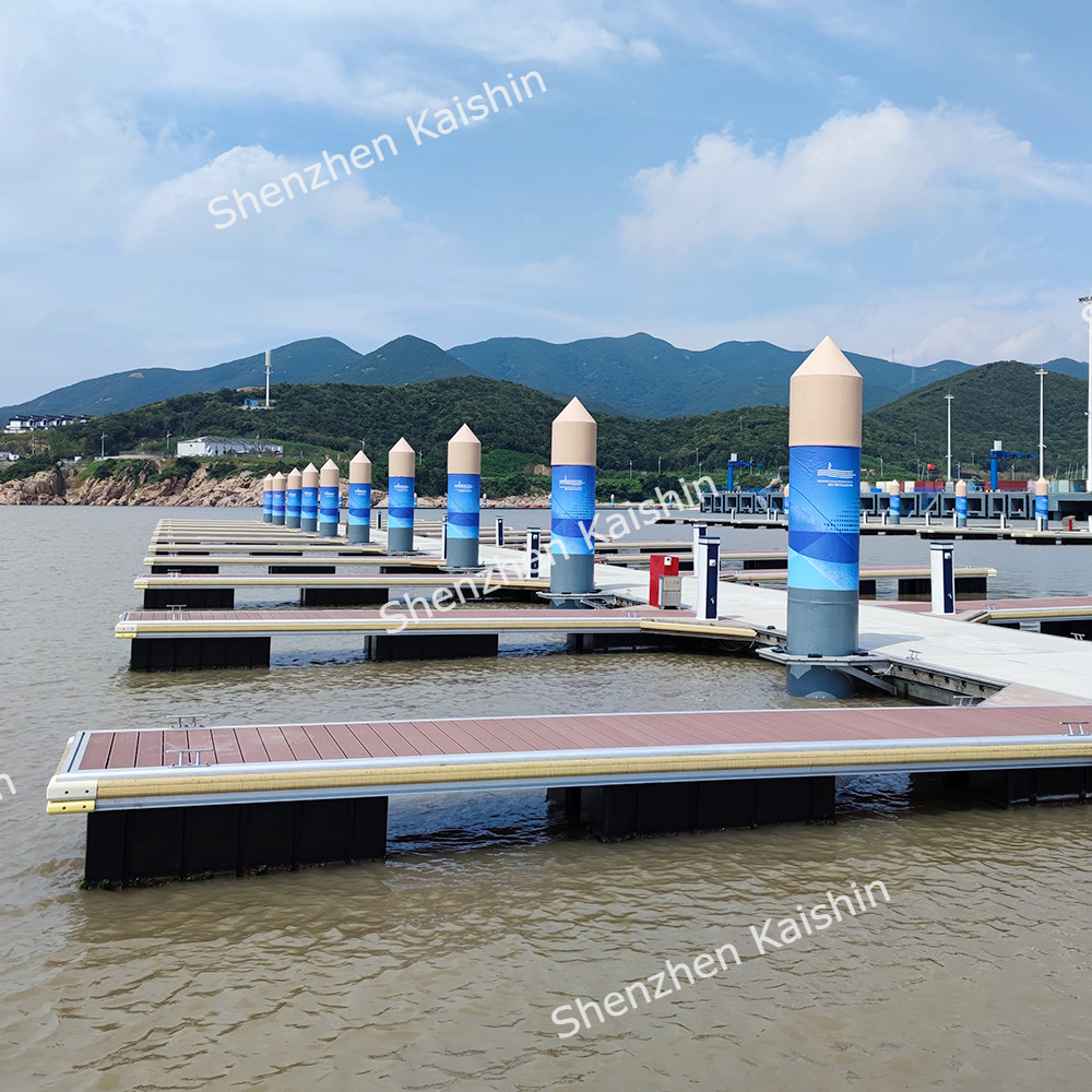 Custom-Designed Silver Floating Finger Dock Aluminum Floating Pontoon For Marina Yacht Boat