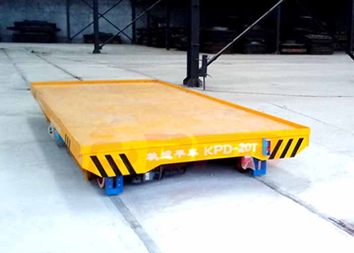 Shipyard apply electricity self-driven transfer cart on crane rail