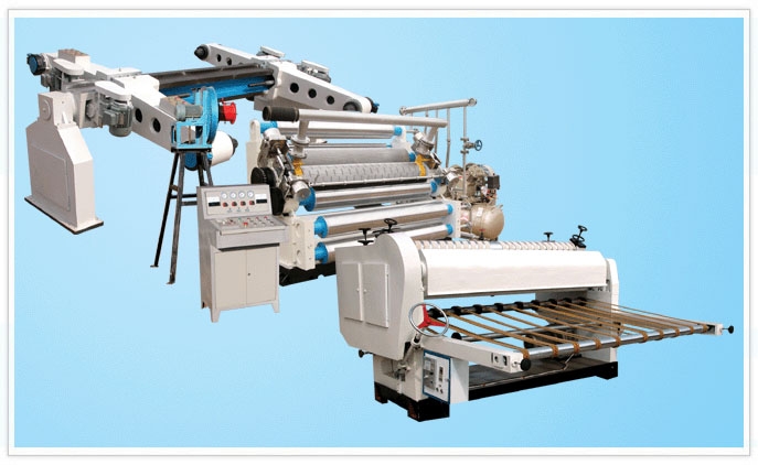 Electric Driven Single Face Corrugated Paperboard Production Line for Plastic Packaging