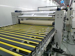 China PLC Control System Film Laminating Machine 0-100m/min Rewinding Speed for Performance on sale
