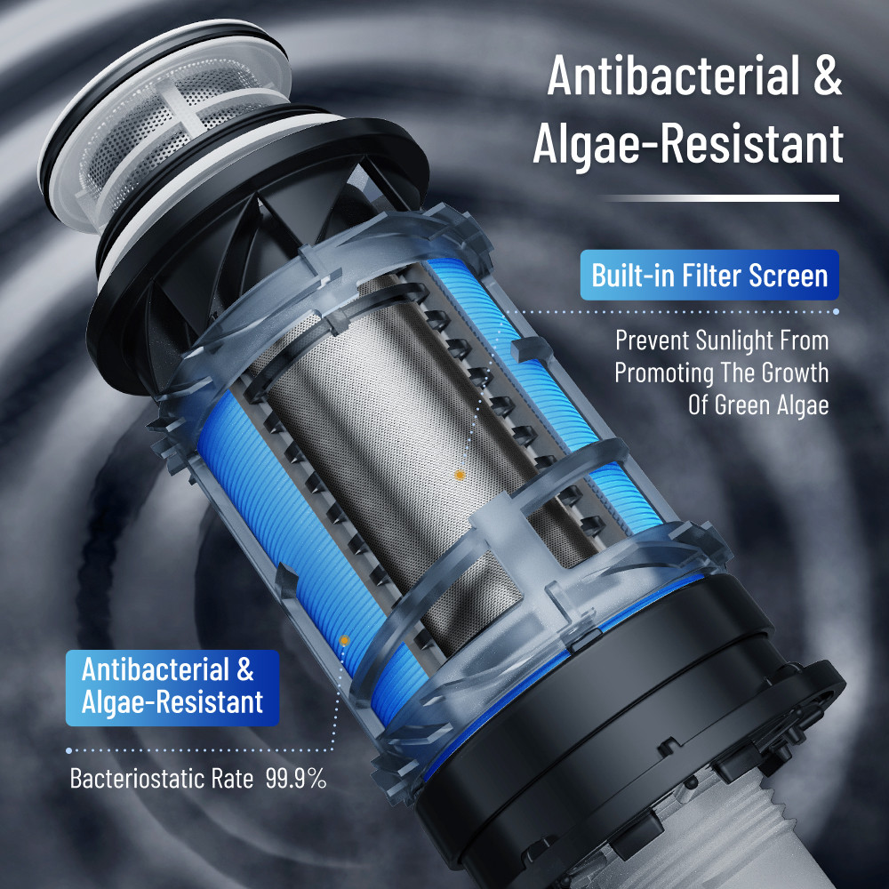 High-Efficiency Dual Disc Prefilter for Whole-House Water Filtration Solution