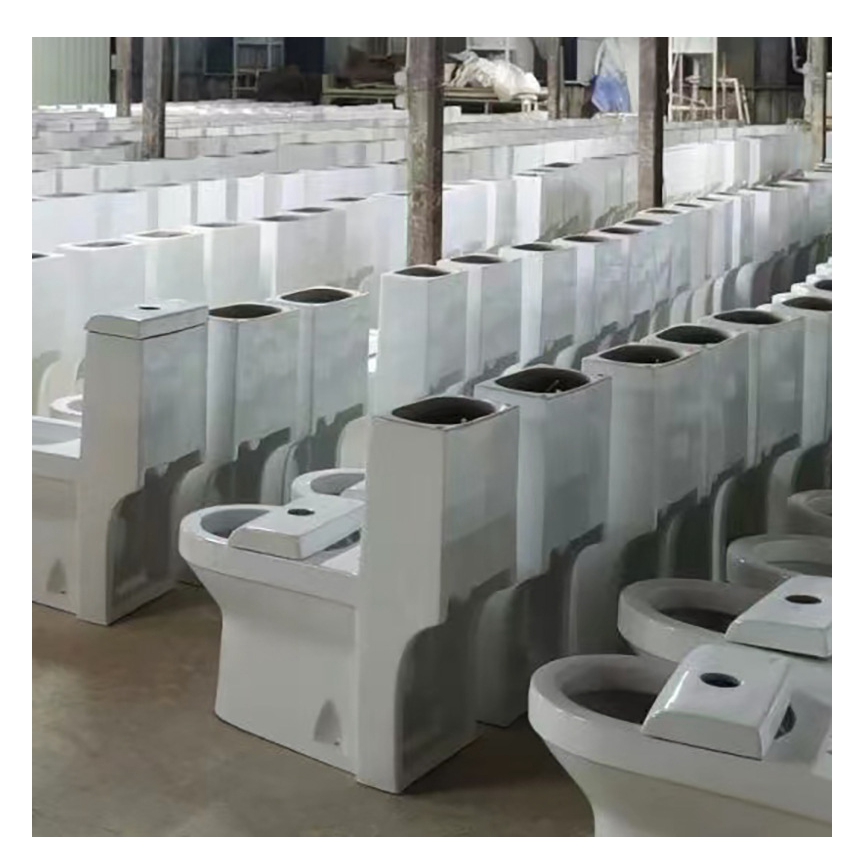 Traditional Back to Wall Ceramic Toilet Sets and Basins with Slowly Toilet Seat Cover