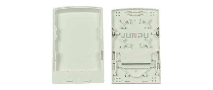 Waterproof FTTH Indoor Fiber Optic Termination Box 2 Cores With 2 SC Optic Adapter
