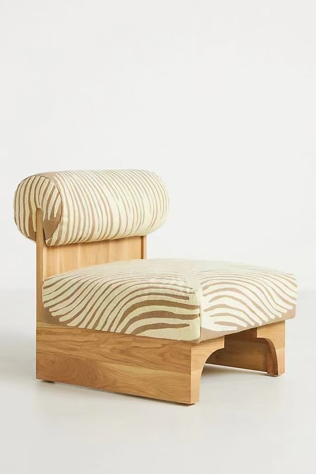 Luxury Hotel Room Leisure Fabric Armchair Single Set Customization