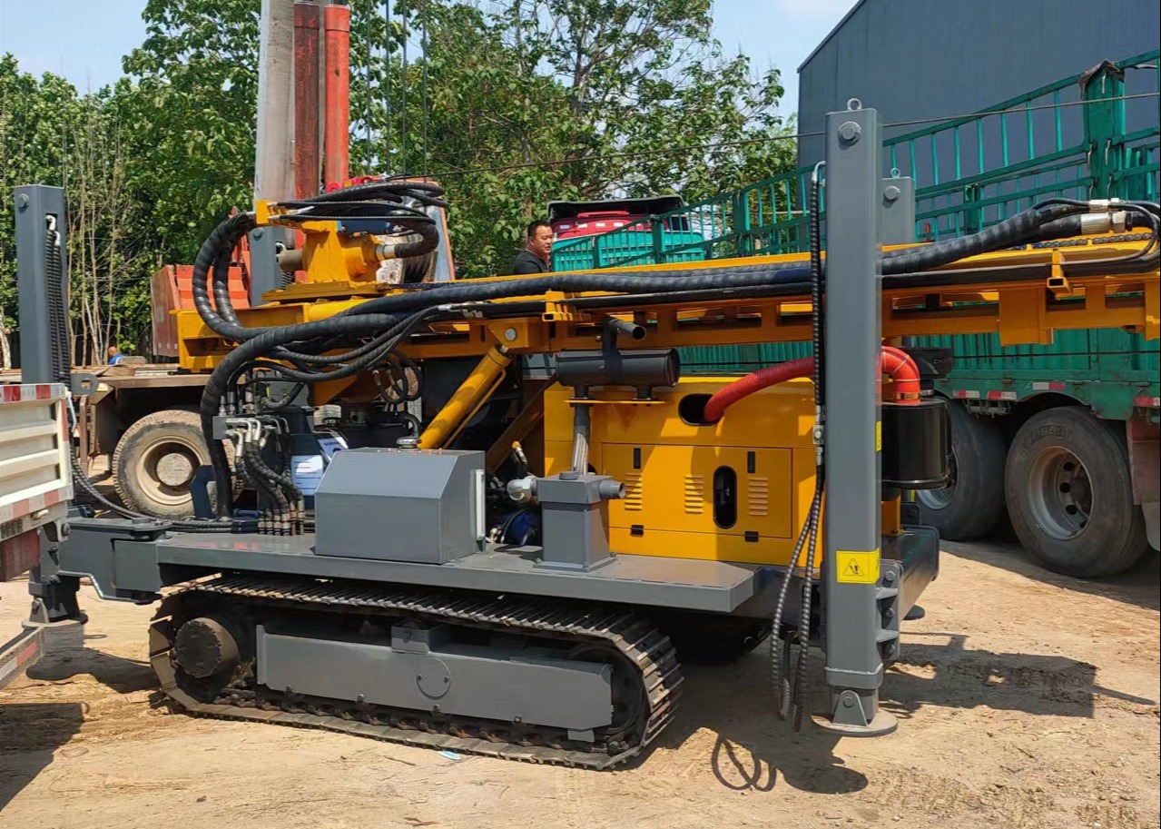 40m/Min Pneumatic Drilling Rig For Deep Water Well Arid Areas