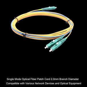 China Single Mode Optical Fiber Patch Cord 2.0mm Branch Diameter Compatible with Various Network Devices and Optical Equipment on sale