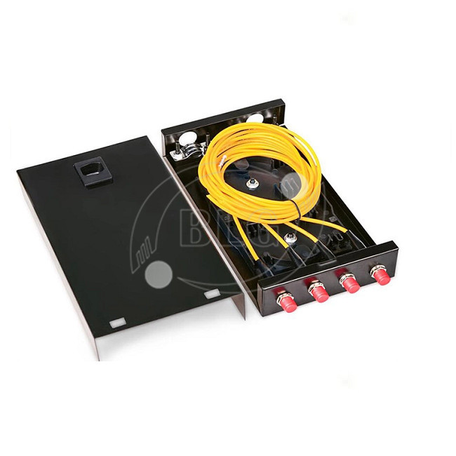 4 Ports ODF FTTH Distribution Terminal Box 19 Inch Standard Rack Mount