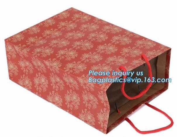 Cheap Customized Pink Printed Paper Shopping Bag For Clothing and Gift,Recycled Luxury Paper Bags & Retail Carrier Bags