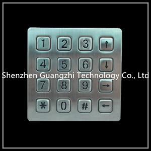  Vandalism Proof Industrial Numeric Keypad , Stainless Steel Keyboard Manufactures