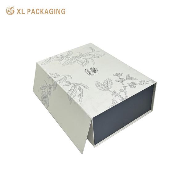 Custom Wig Hair Magnetic Closure Gift Boxes Matt White Large Cardboard Box With