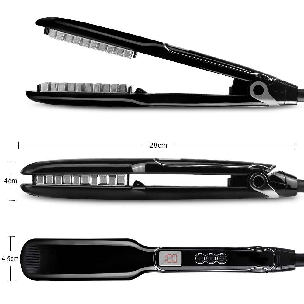 FCC Certified 50W Dual Voltage Flat Iron Hair Straightener