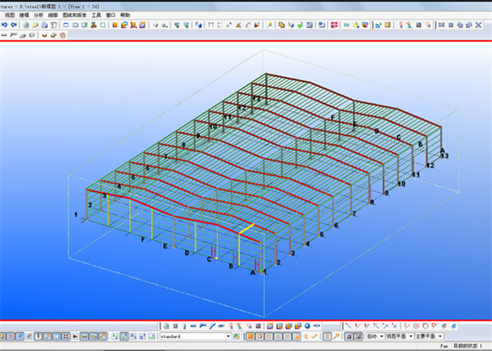 Prefabricated Steel Frame Structure Construction Commodity Storage Warehouse