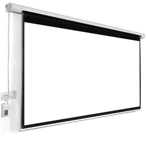 336 x 274cm Viewing Area Projection Screens Built - In Tubular Motor