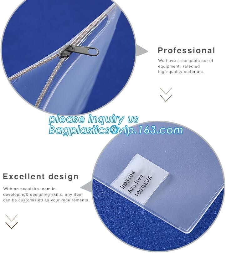 Plastic Bag OEM Custom PVC Loop Handle Image Printed Plastic Shopping Bag,Promotional Clear Waterproof Plastic Cosmetic