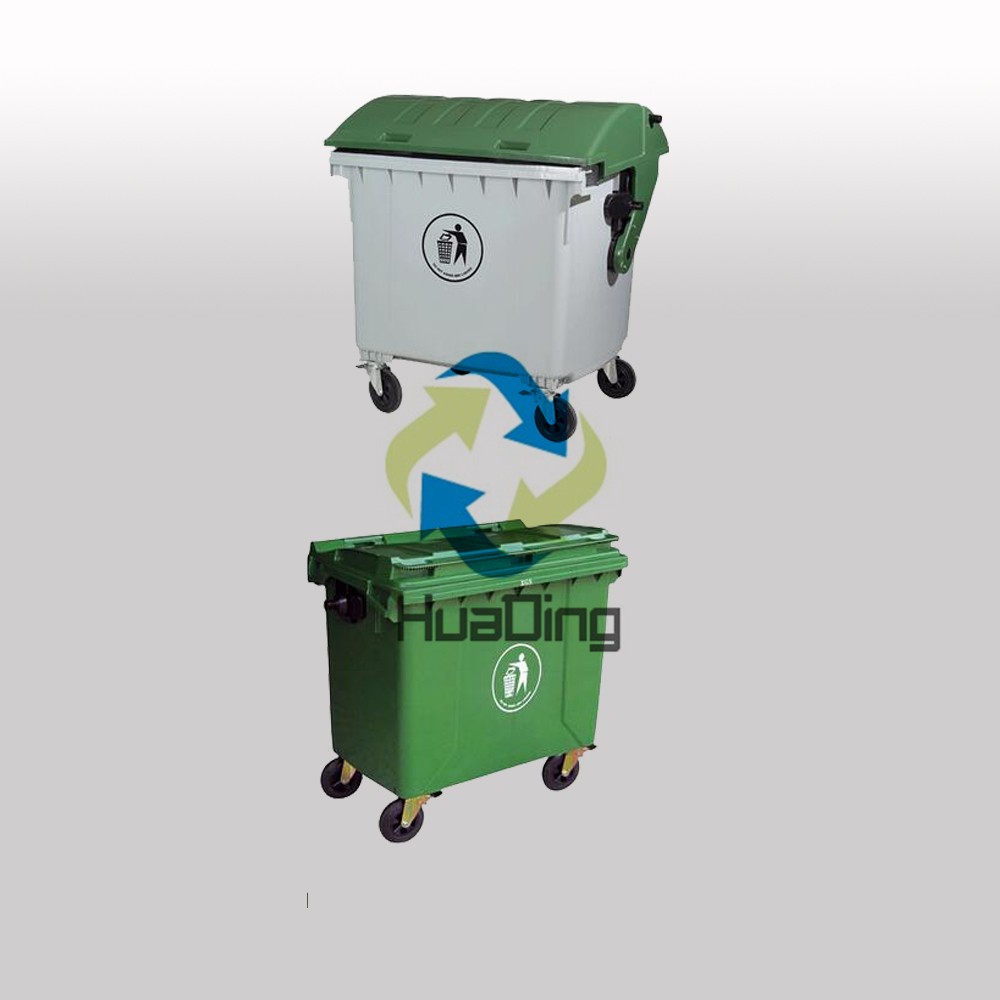 Good Quality Street garbage trash bin 660L for residential garden use trash can for the street