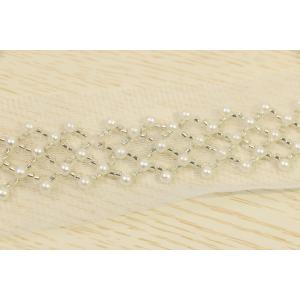 Eyelet Beading Sequin Lace Trim Zigzag Geo Pattern For Multiusage