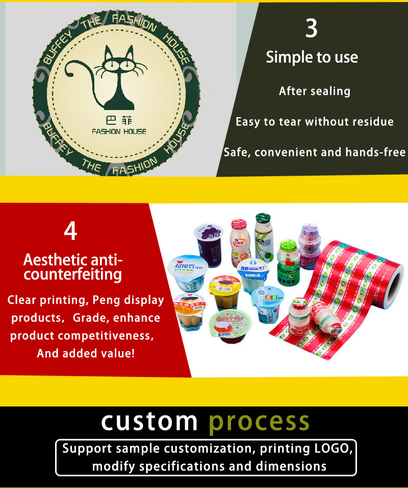 Top Sealing Peelable Film High Barrier Resealable Packaging ISO/FDA Certified Custom Sizes & Recyclable Bulk